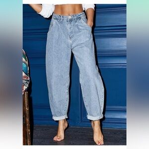 Women's Light Blue Boyfriend Jeans